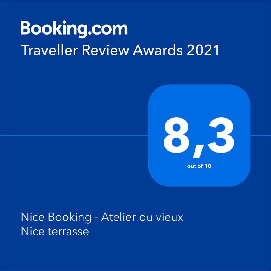 Nice Booking - Atelier Du Vieux Nice Terrasse Zewnętrze zdjęcie
